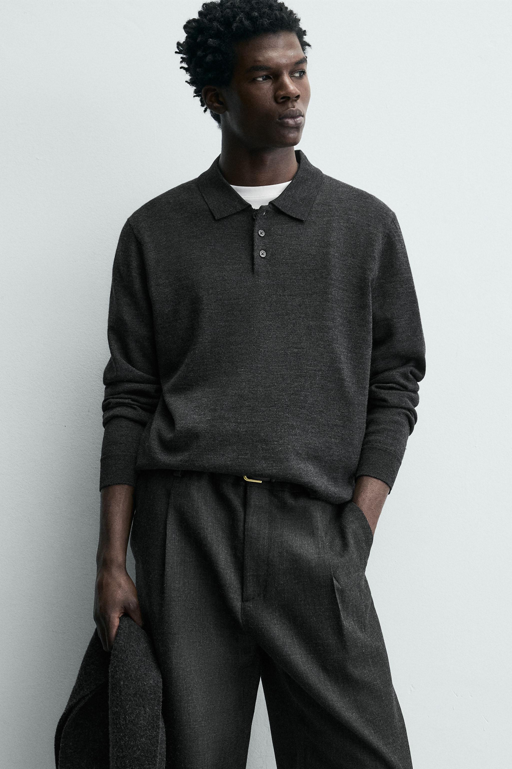 POLO EN MAILLE DE LAINE
